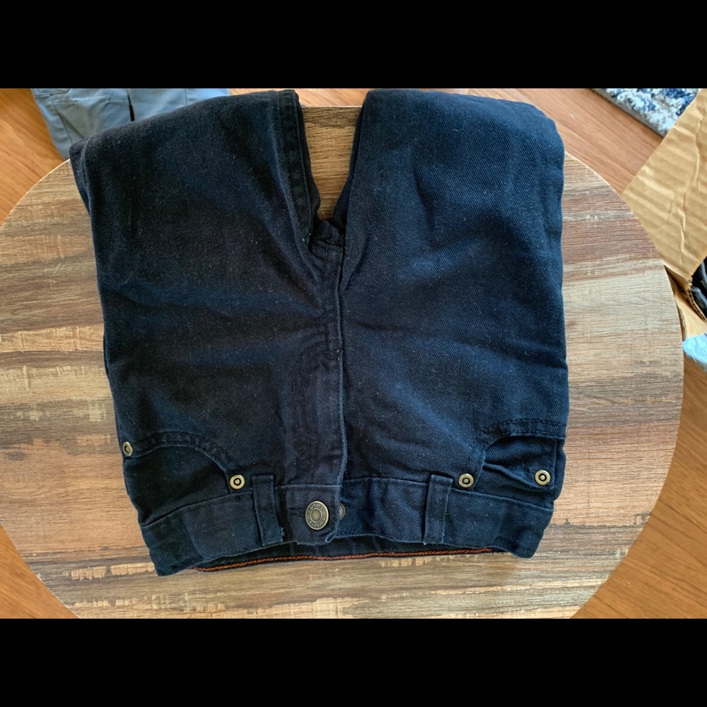 Toddlers straight leg black jeans